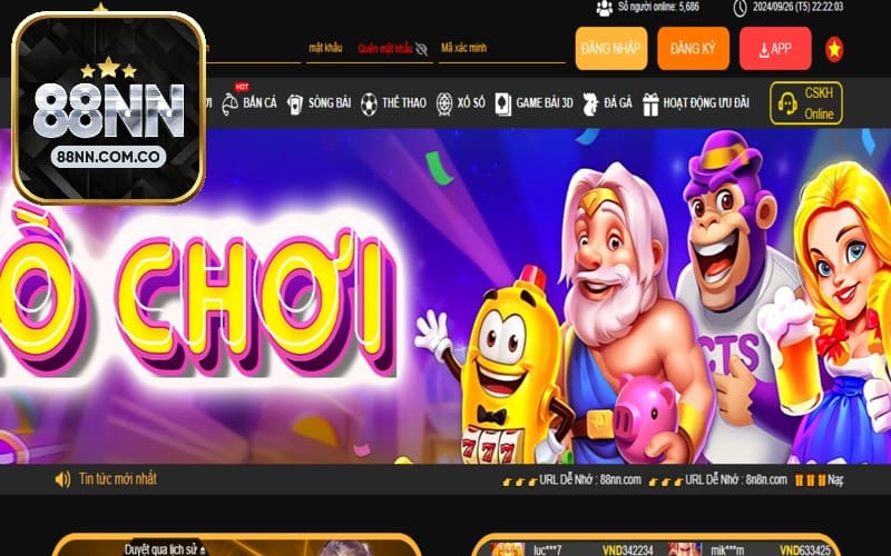 Sảnh game casino 88NN chất lượng nhiều game hot